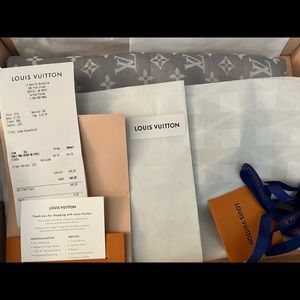 LOUIS VUITTON MONOGRAM DENIM SHAWL SCARF